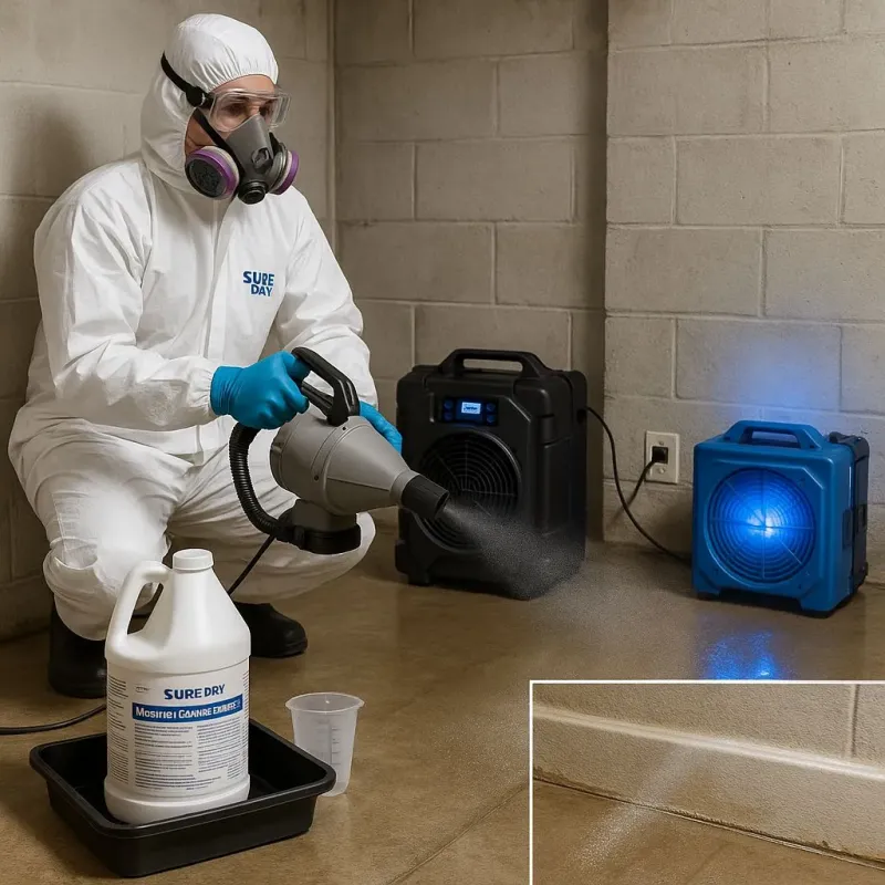 Sanitization and Odor Removal process in Glenville, CT
